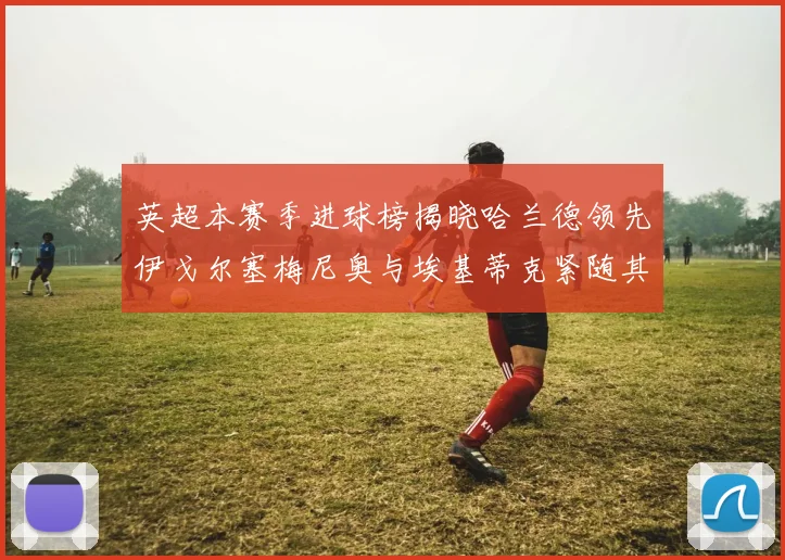 英超本赛季进球榜揭晓哈兰德领先伊戈尔塞梅尼奥与埃基蒂克紧随其后