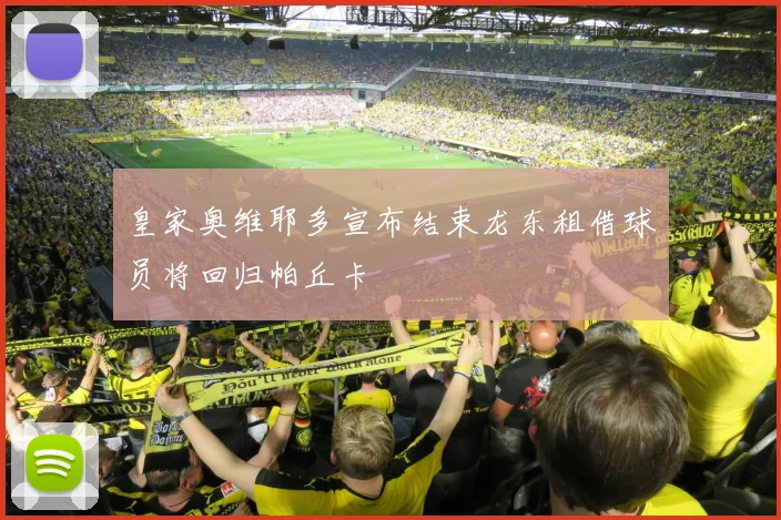 皇家奥维耶多宣布结束龙东租借球员将回归帕丘卡